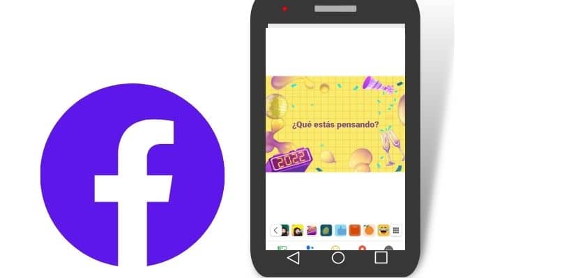 cual es la forma de publicar un estado de facebook con fondo de colores